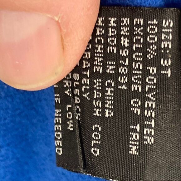 youth Old Skool zip up Jacket, size 3t - Picture 5 of 5